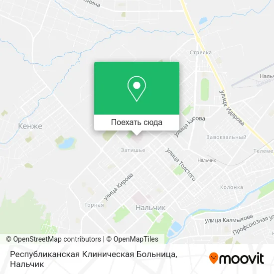 Карта Республиканская Клиническая Больница