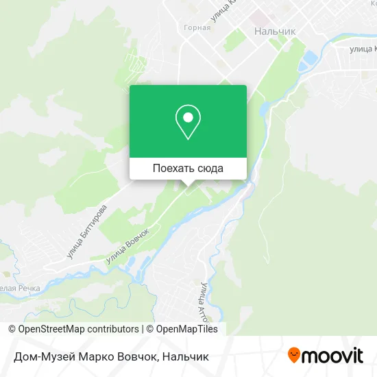 Карта Дом-Музей Марко Вовчок