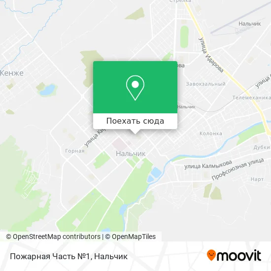 Карта Пожарная Часть №1