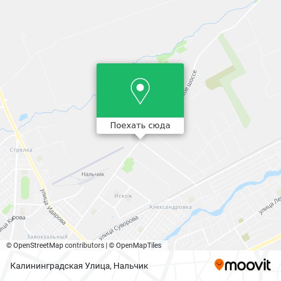 Карта Калининградская Улица