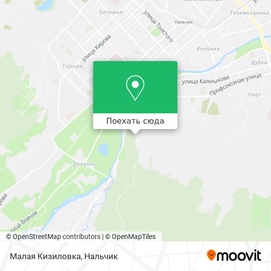 Карта Малая Кизиловка