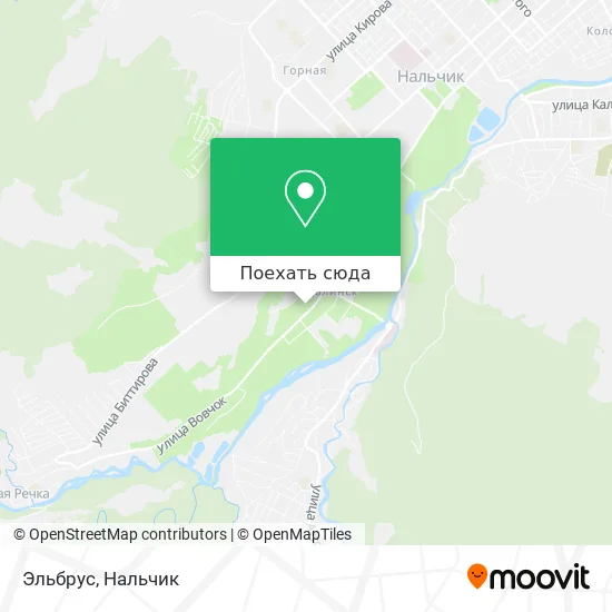 Карта Эльбрус