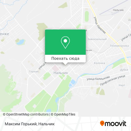 Карта Максим Горький