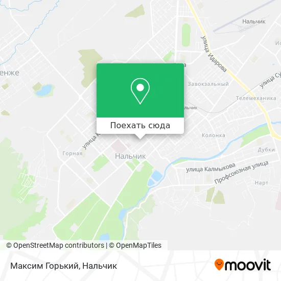 Карта Максим Горький