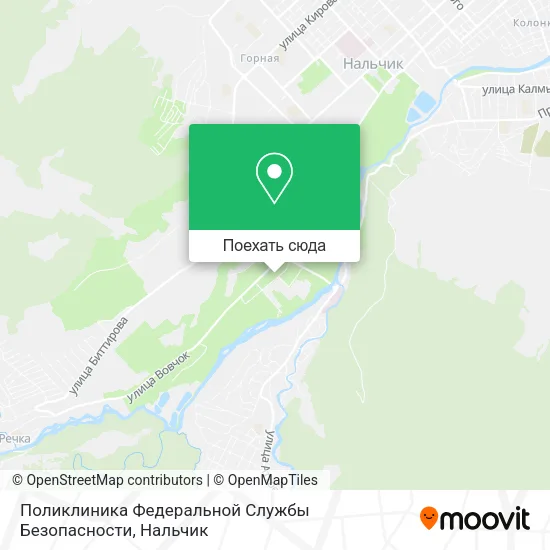 Карта Поликлиника Федеральной Службы Безопасности