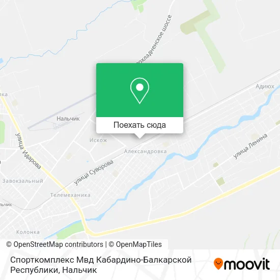 Карта Спорткомплекс Мвд Кабардино-Балкарской Республики