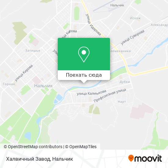 Карта Халвичный Завод