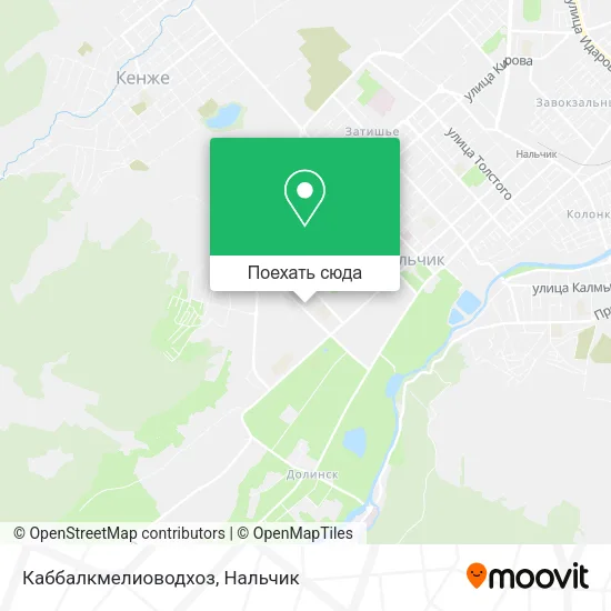 Карта Каббалкмелиоводхоз