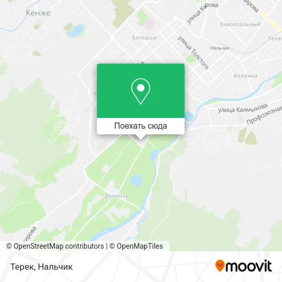 Карта Терек