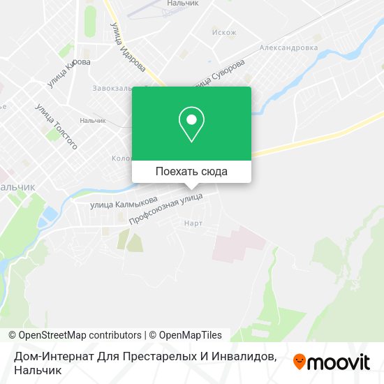 Карта Дом-Интернат Для Престарелых И Инвалидов