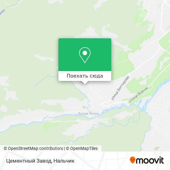 Карта Цементный Завод