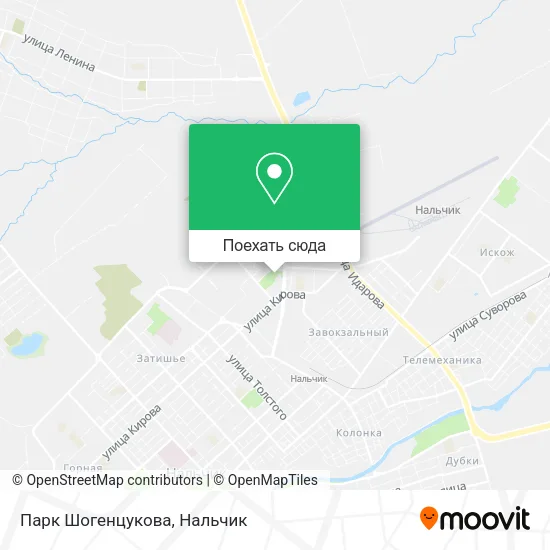 Карта Парк Шогенцукова