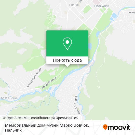 Карта Мемориальный дом-музей Марко Вовчок