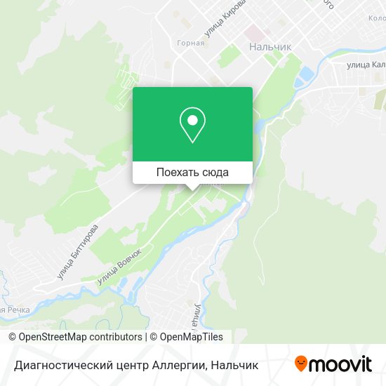Карта Диагностический центр Аллергии