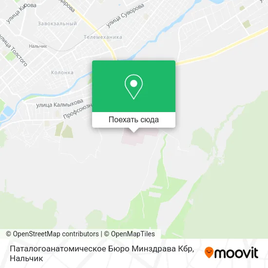 Карта Паталогоанатомическое Бюро Минздрава Кбр
