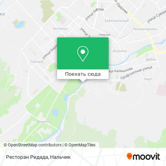 Карта Ресторан Ридада