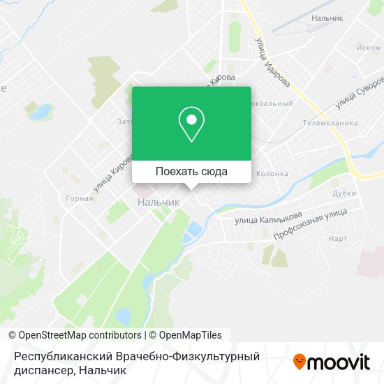 Карта Республиканский Врачебно-Физкультурный диспансер