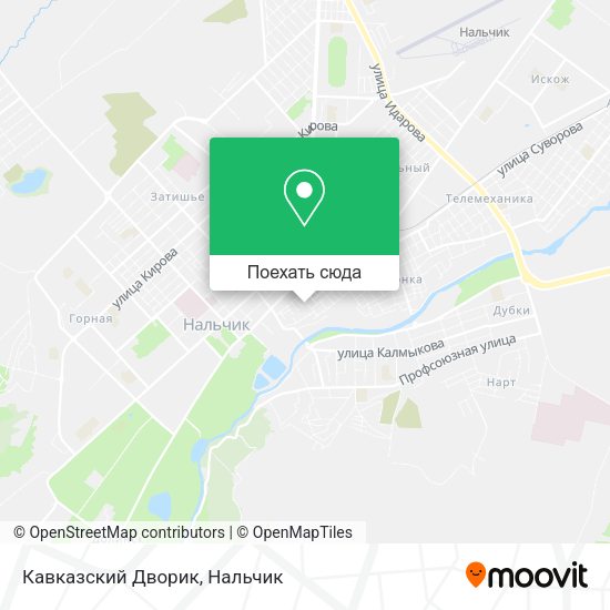 Карта Кавказский Дворик