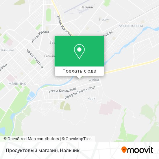 Карта Продуктовый магазин