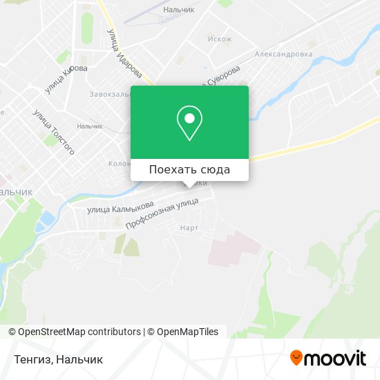 Карта Тенгиз