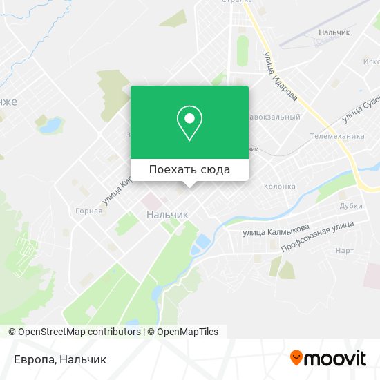 Карта Европа