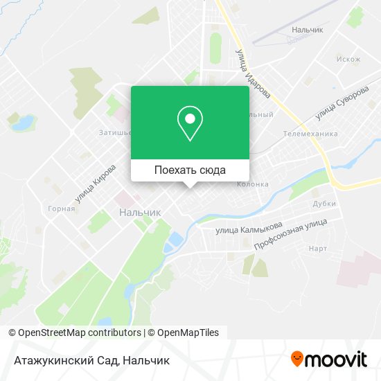 Карта Атажукинский Сад