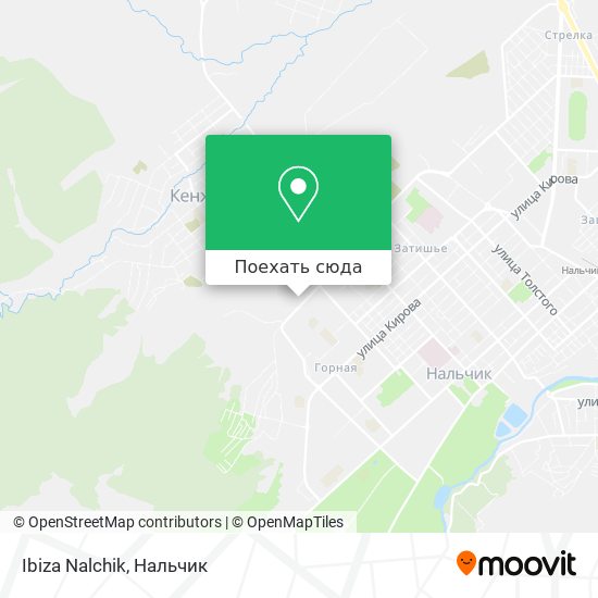 Карта Ibiza Nalchik