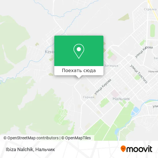 Карта Ibiza Nalchik