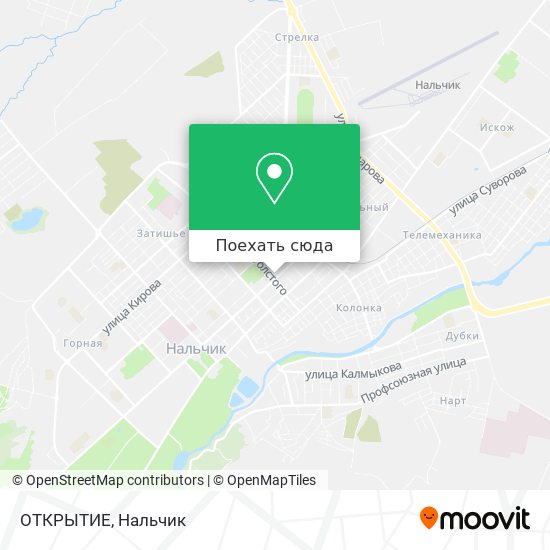 Карта ОТКРЫТИЕ