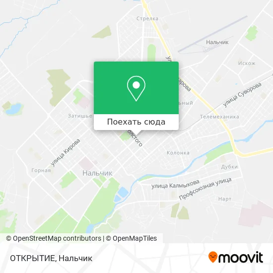 Карта ОТКРЫТИЕ