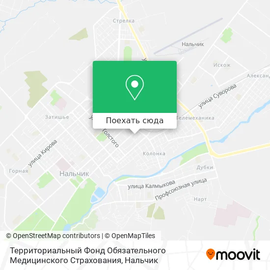 Карта Территориальный Фонд Обязательного Медицинского Страхования