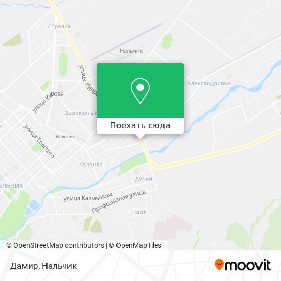 Карта Дамир