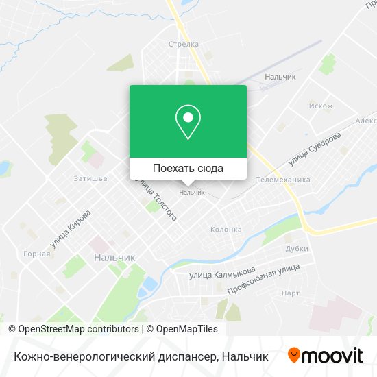 Карта Кожно-венерологический диспансер