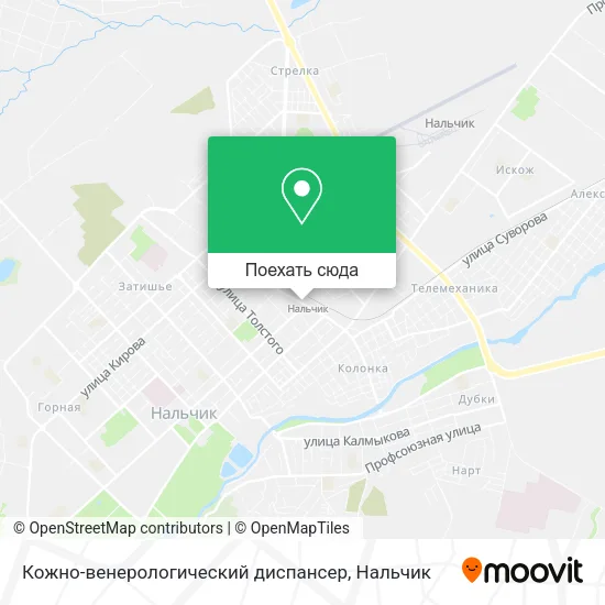 Карта Кожно-венерологический диспансер