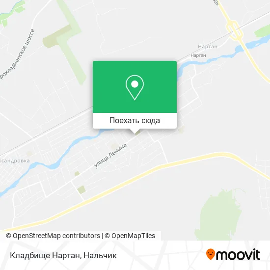 Карта Кладбище Нартан