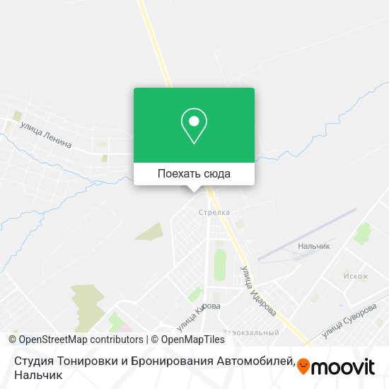 Карта Студия Тонировки и Бронирования Автомобилей