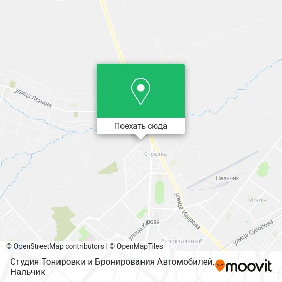 Карта Студия Тонировки и Бронирования Автомобилей