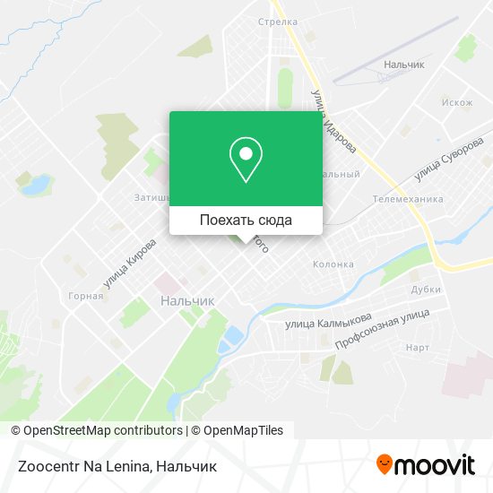 Карта Zoocentr Na Lenina