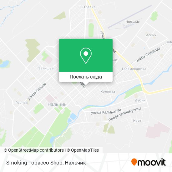 Карта Smoking Tobacco Shop