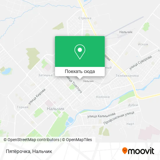 Карта Пятёрочка