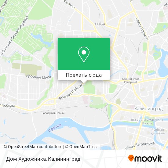 Карта Дом Художника