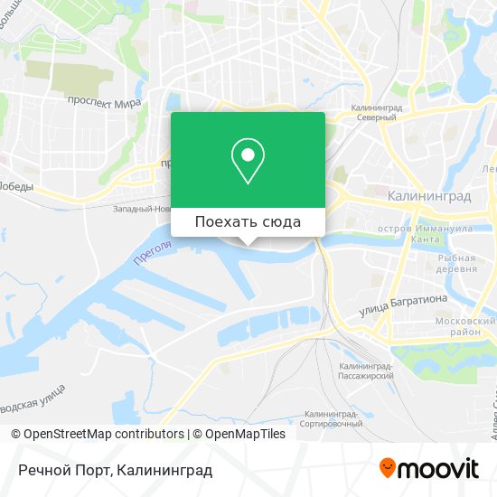 Карта Речной Порт