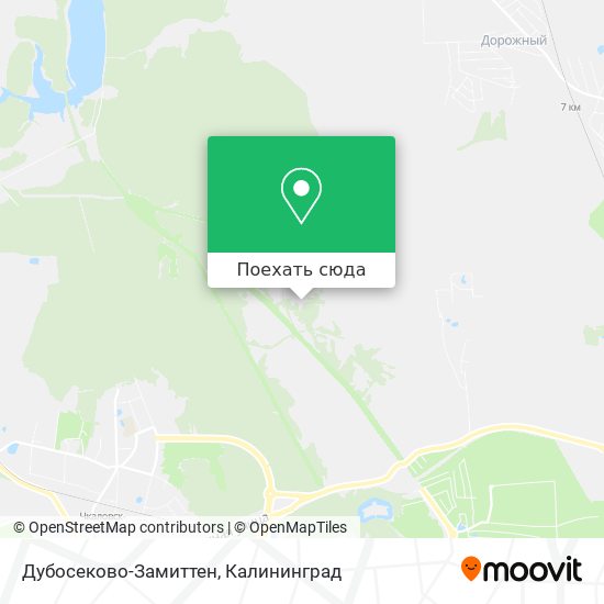 Карта Дубосеково-Замиттен