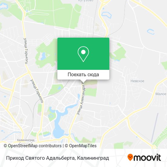 Карта Приход Святого Адальберта