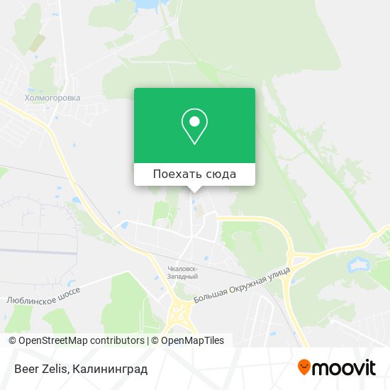 Карта Beer Zelis