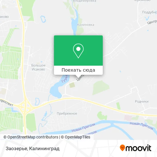 Карта Заозерье