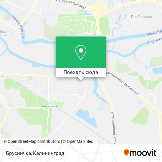 Карта Брусничка