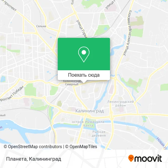 Карта Планета