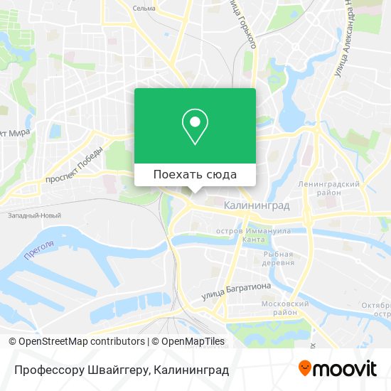 Карта Профессору Швайггеру