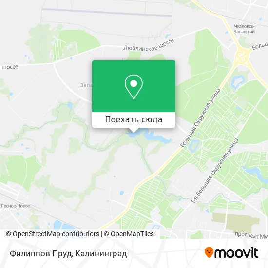 Карта Филиппов Пруд